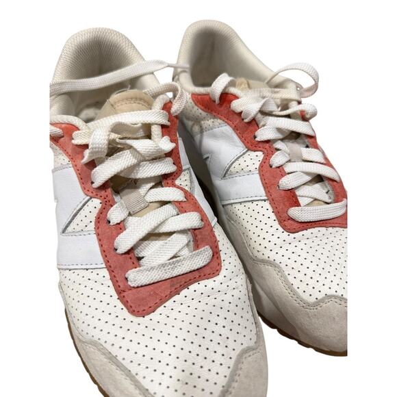 New Balance Men 237 White MS237PG Leather Sneaker Running Shoe main image 5